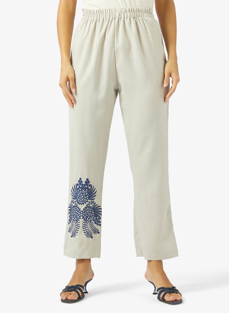 hayas closet Printed blouse and pants set - Image 4